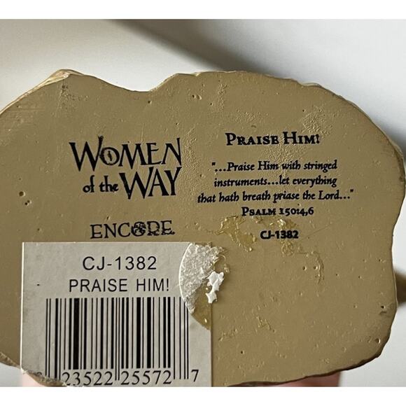Women of the Way Burden Signed 2005 In Their Midst & Praise Him 4 Figurines - Picture 9 of 9